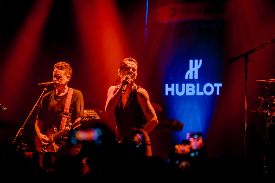Während der Baselworld 2017 gaben Depeche Mode ein Privatkonzert für Hublot